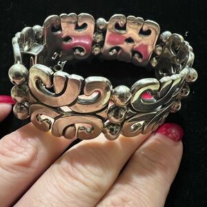 925 STERLING SILVER VINTAGE MEXICO SIGNED BRACELET